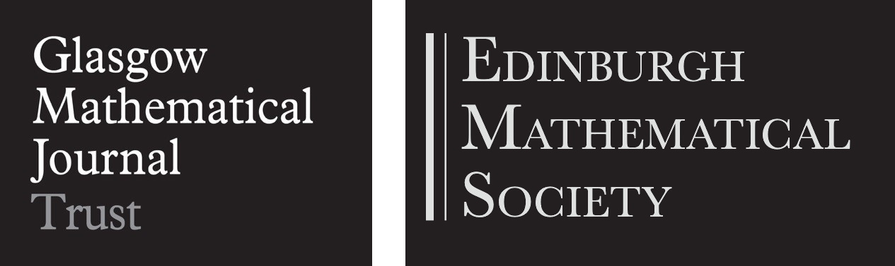 logo for Glasgow Mathematical Journal Trust & Edinburgh Mathematical Society